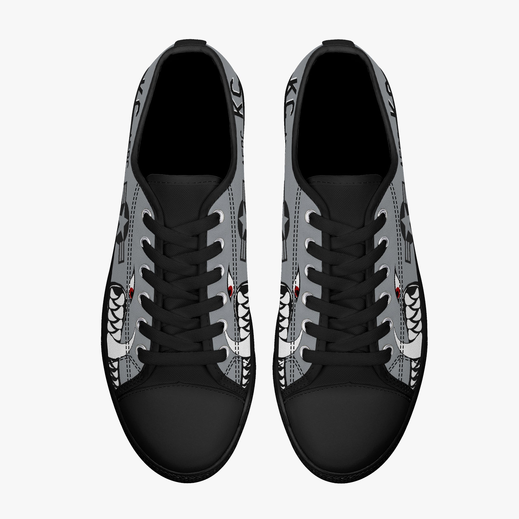 A-10 "KC Hawgs" Low Top Canvas Shoes (79-113)