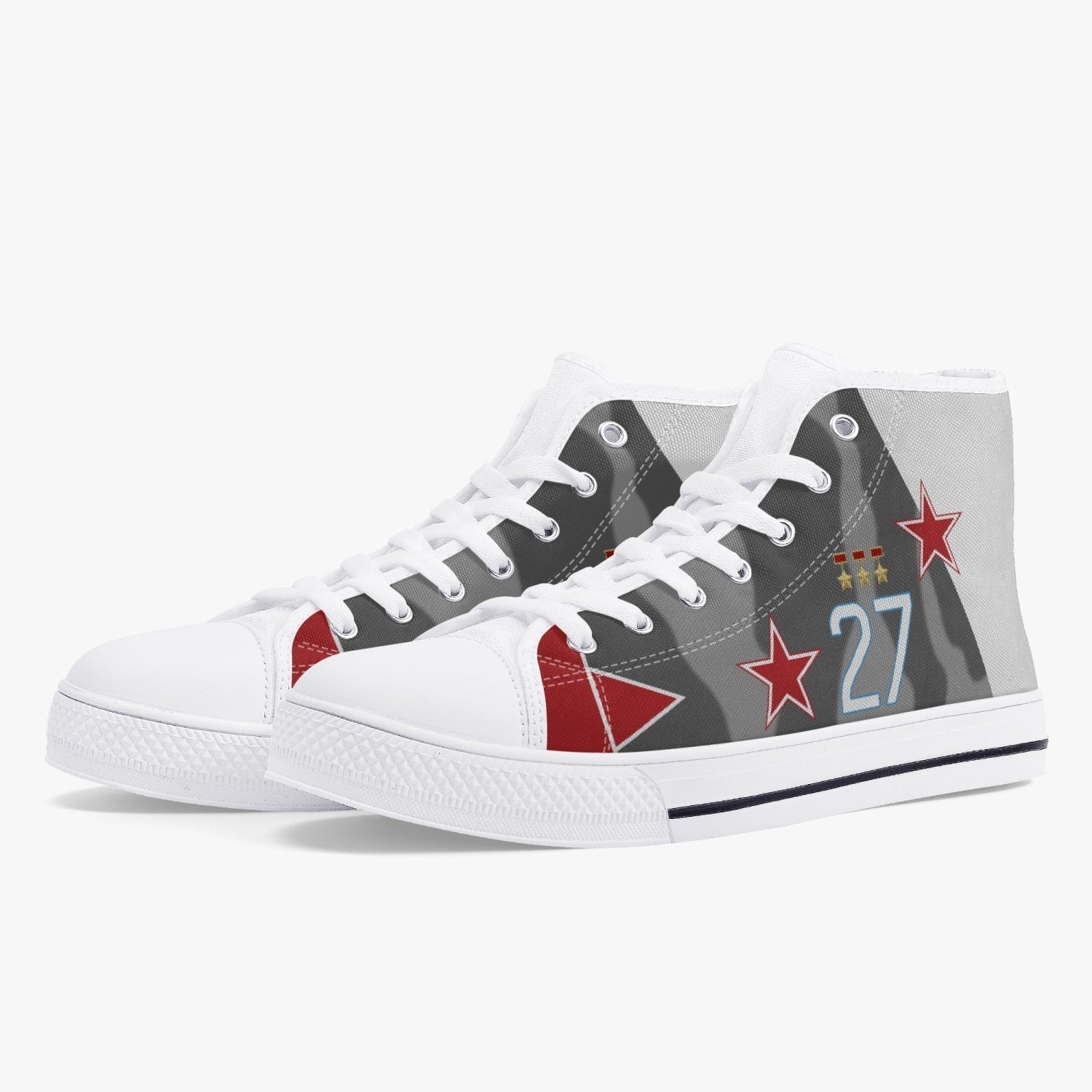 La-7 "White 27" High Top Canvas Shoe - I Love a Hangar