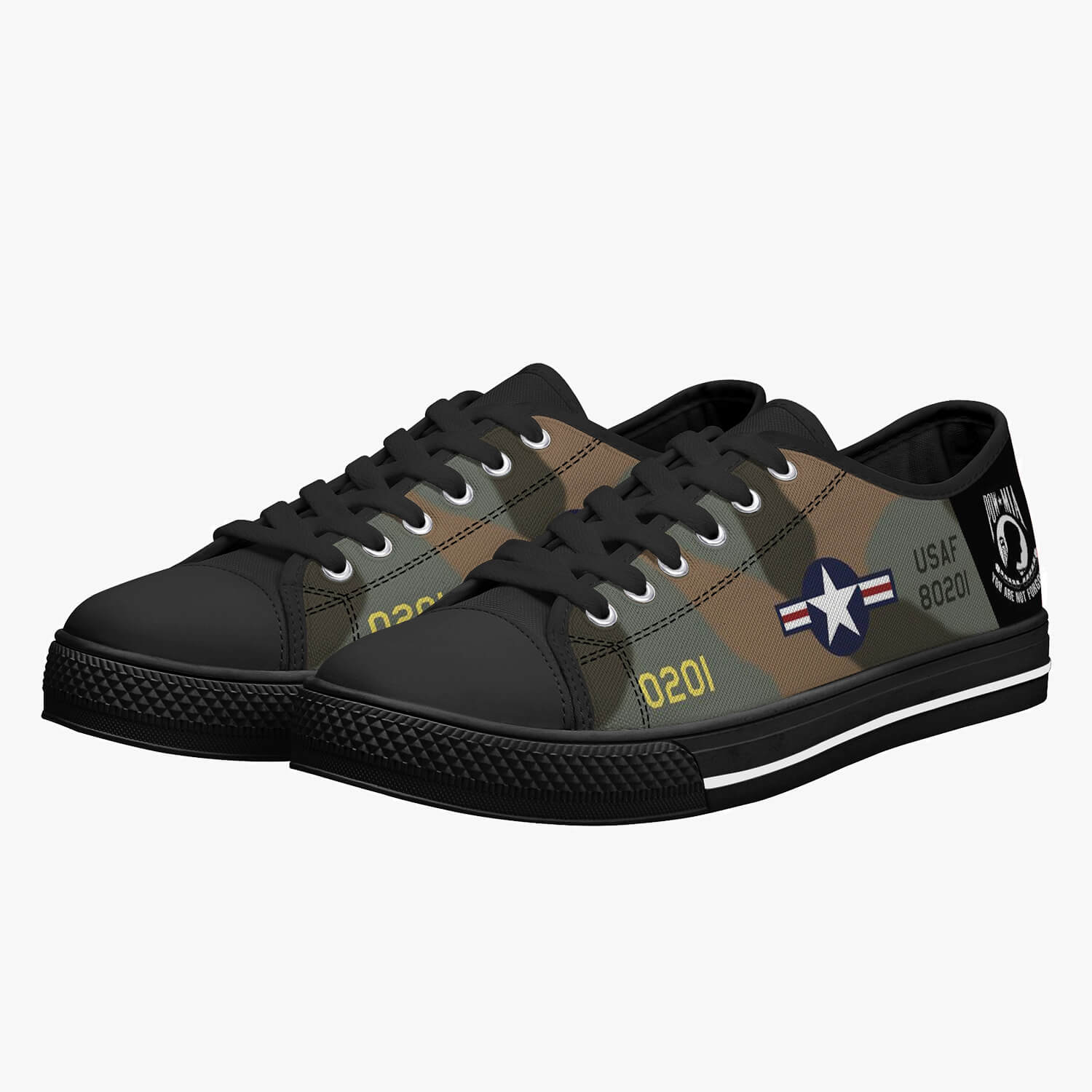 B-52 "Charcoal 1" Low Top Canvas Shoes - I Love a Hangar