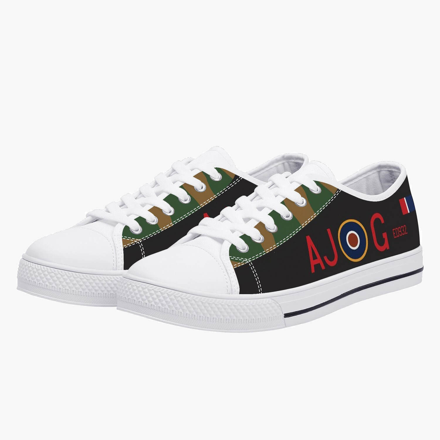 Lancaster "AJ-G" Low Top Canvas Shoes - I Love a Hangar