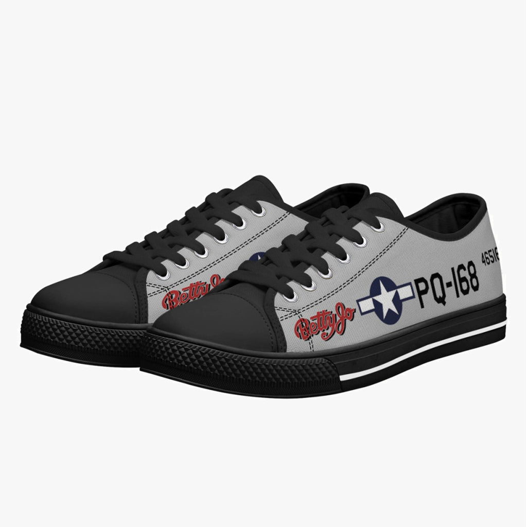 F-82 "Betty Jo" Low Top Canvas Shoes - I Love a Hangar