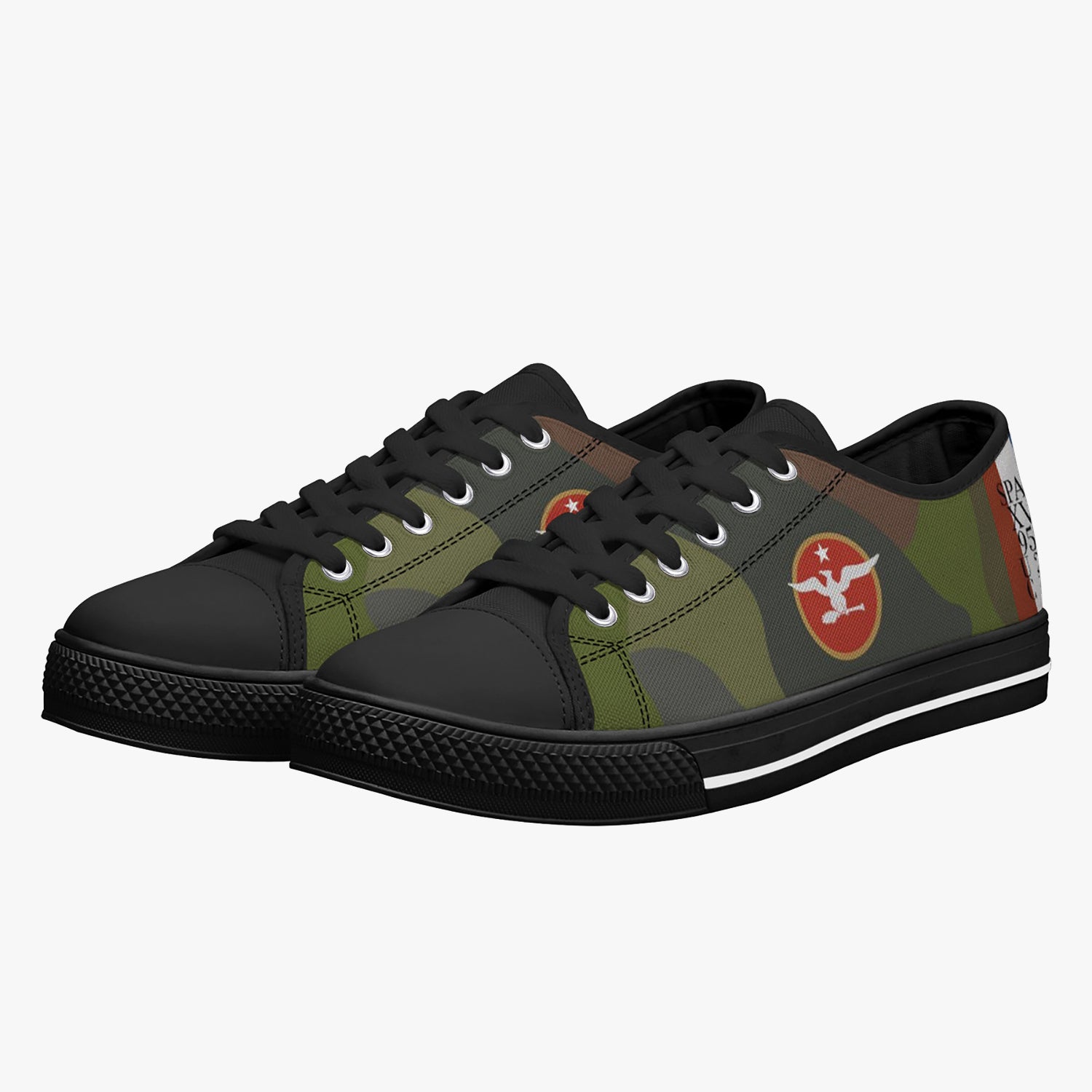 SPAD XVI of Billy Mitchell Low Top Canvas Shoes - I Love a Hangar