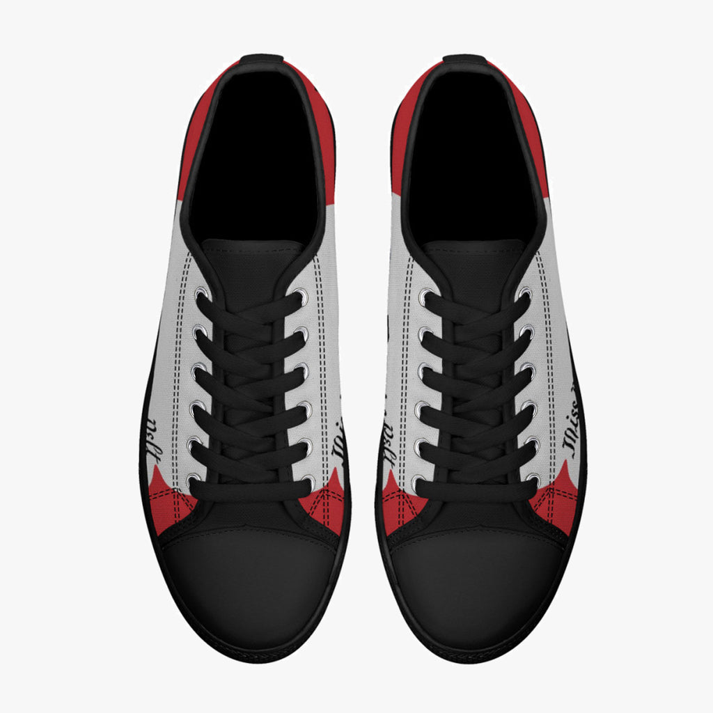 P-51 "Miss Pelt" Low Top Canvas Shoes - I Love a Hangar