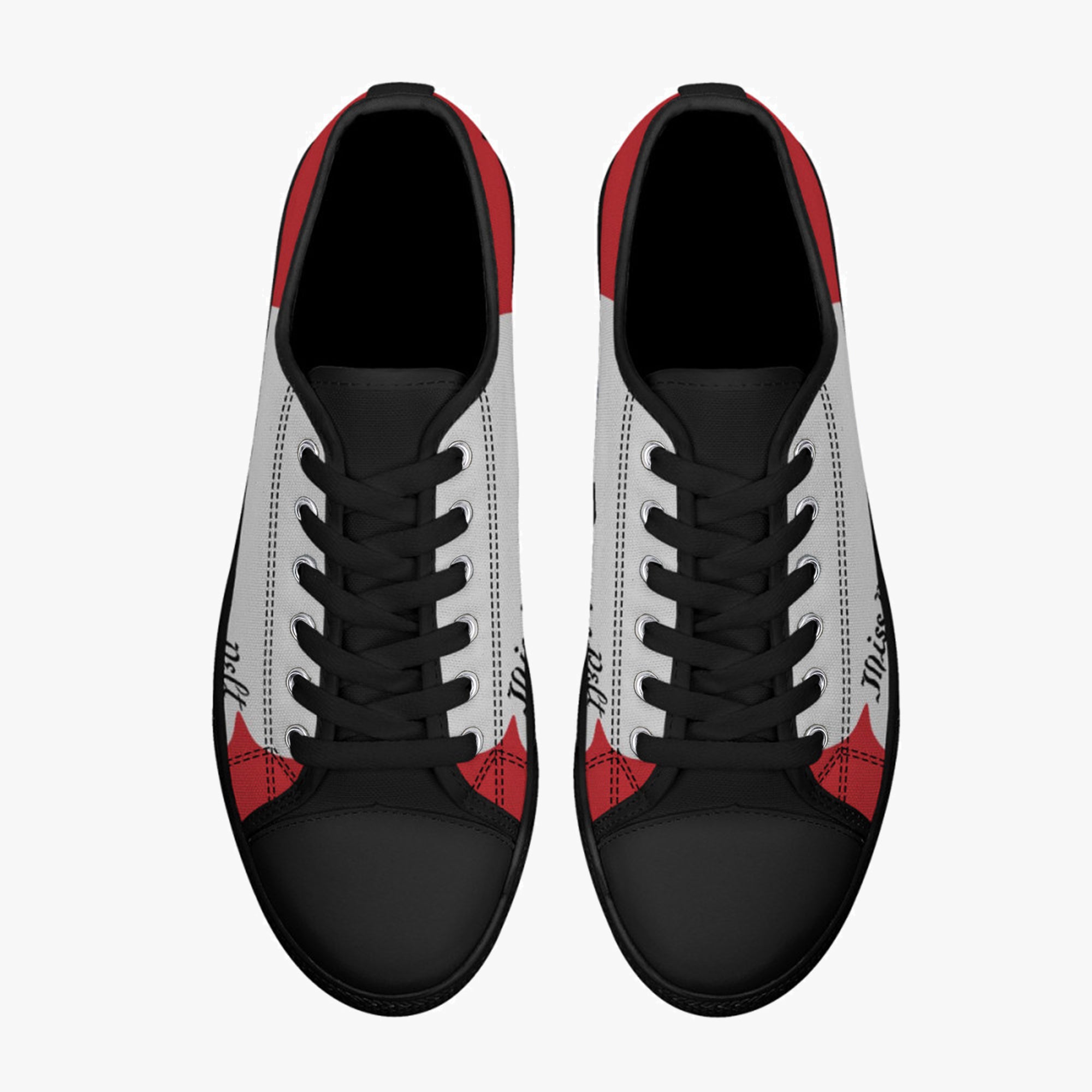 P-51 "Miss Pelt" Low Top Canvas Shoes - I Love a Hangar