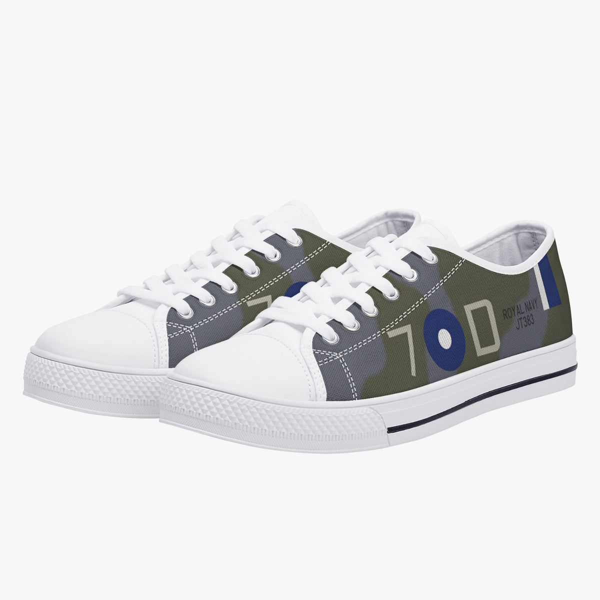 F4U Corsair "7-D" Low Top Canvas Shoes - I Love a Hangar