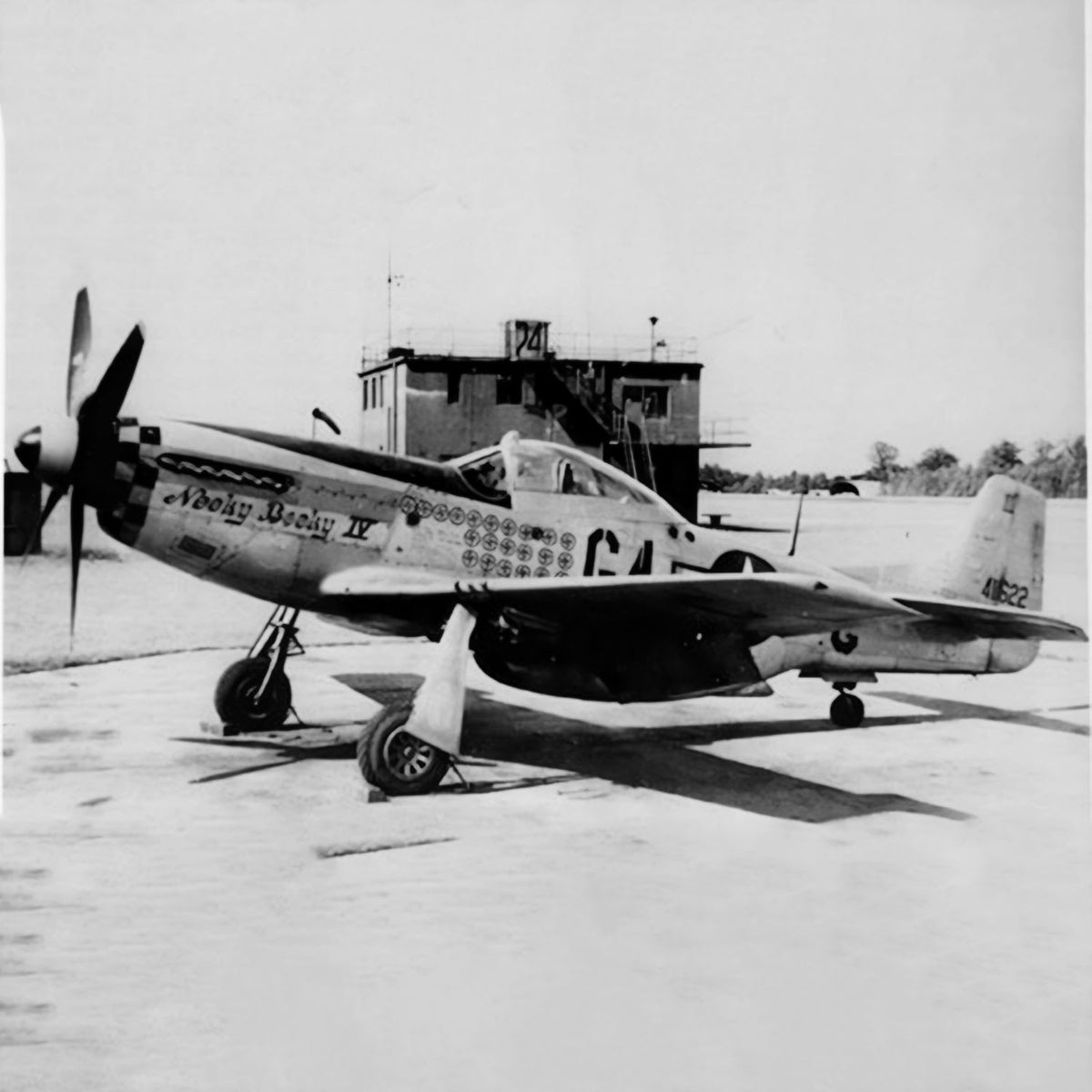P-51 "Nooky Booky IV" Low Top Canvas Shoes - I Love a Hangar