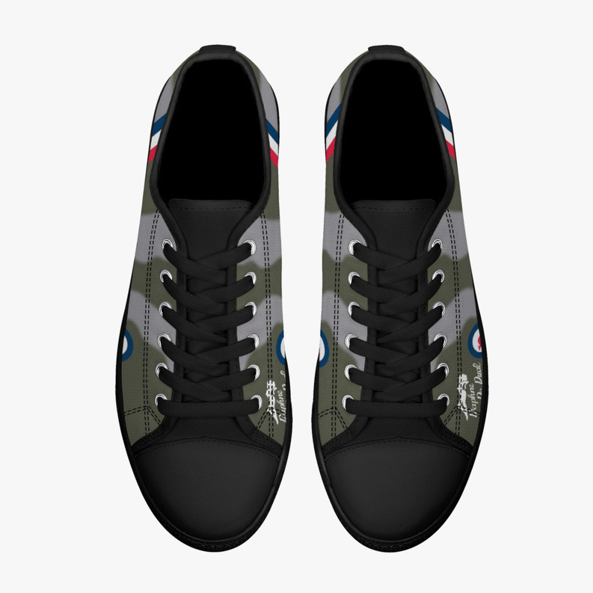 Mirage IIIO "Daphne De Dual" (A3-102) Low Top Canvas Shoes - I Love a Hangar