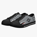 A-10 "Tigers Sharks" Low Top Canvas Shoes - I Love a Hangar