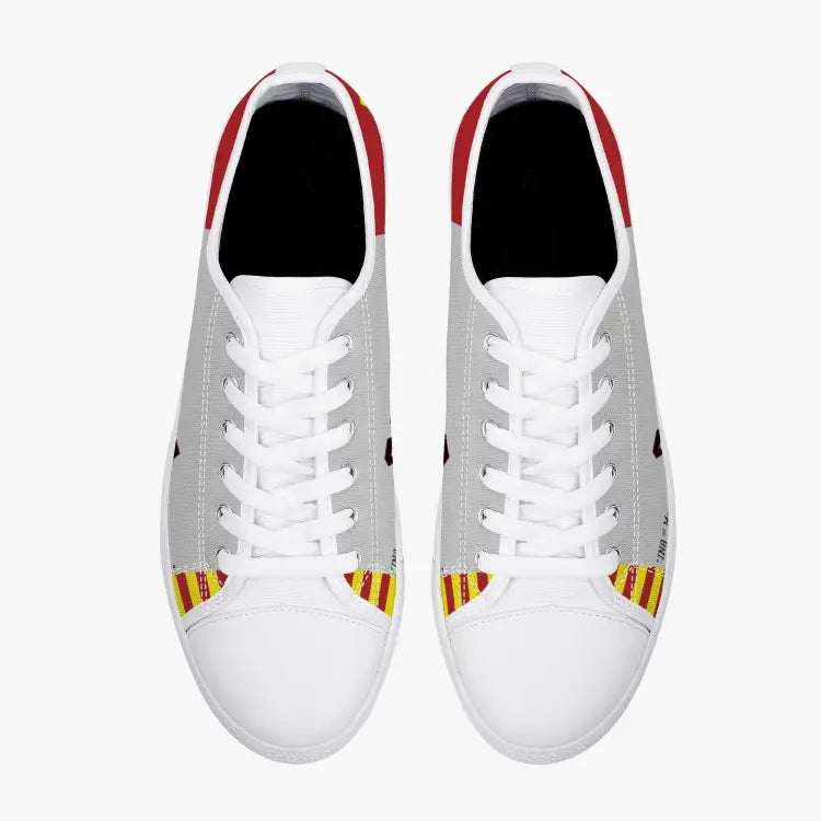 P-51 "Ina The Macon Belle" Low Top Canvas Shoes - I Love a Hangar