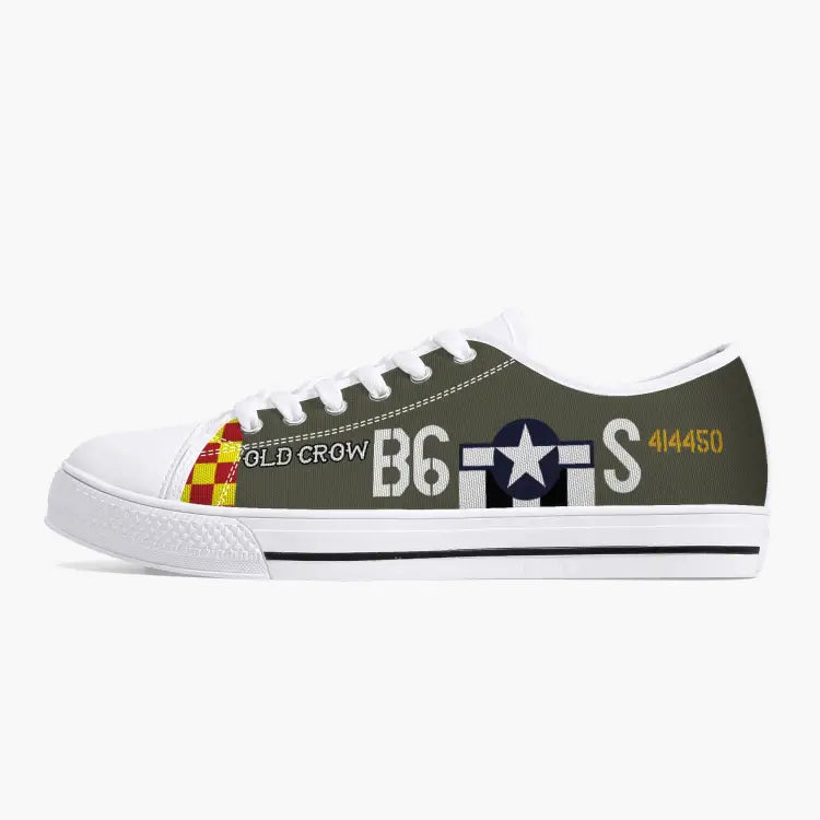 P-51 "Old Crow" Low Top Canvas Shoes - I Love a Hangar