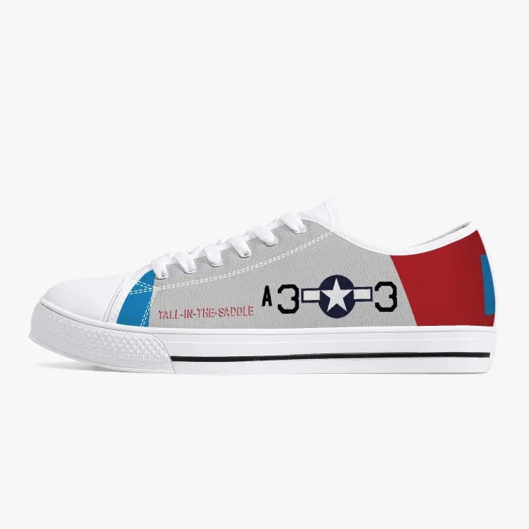 P-51 "Tall In The Saddle" Low Top Canvas Shoes - I Love a Hangar