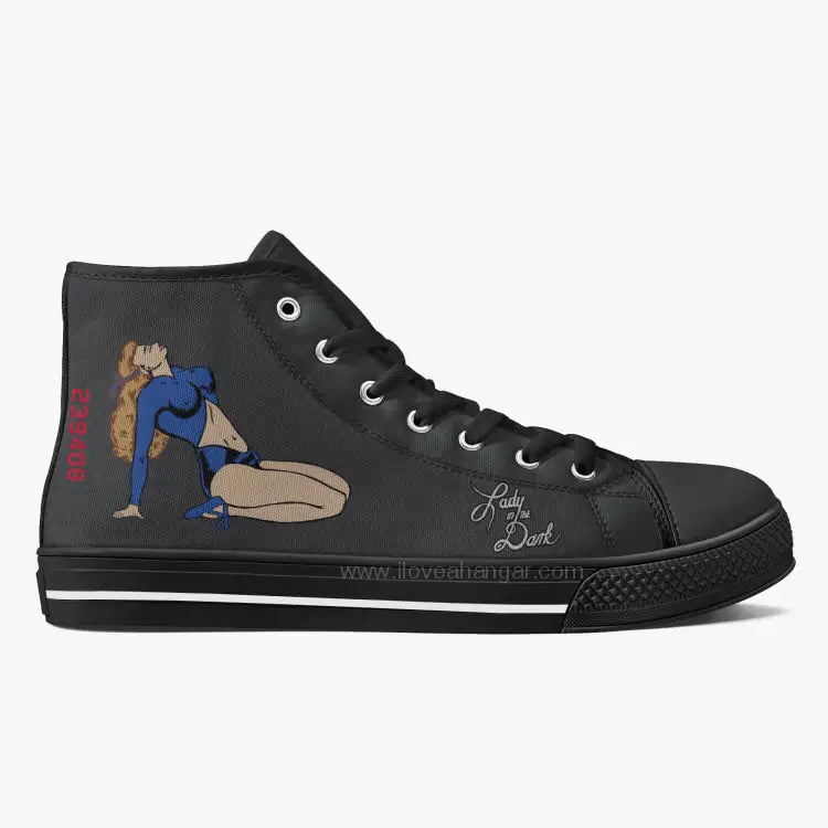 P-61 "Lady in the Dark" High Top Canvas Shoes - I Love a Hangar