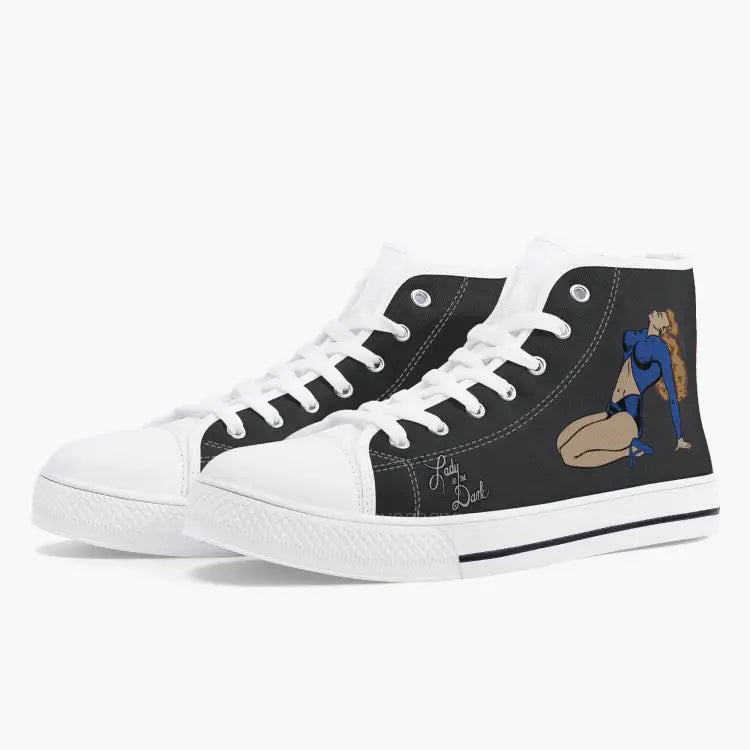 P-61 "Lady in the Dark" High Top Canvas Shoes - I Love a Hangar