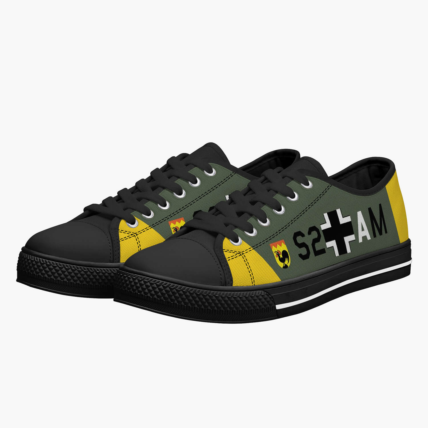 Ju-87 "Stuka" Low Top Canvas Shoes - I Love a Hangar