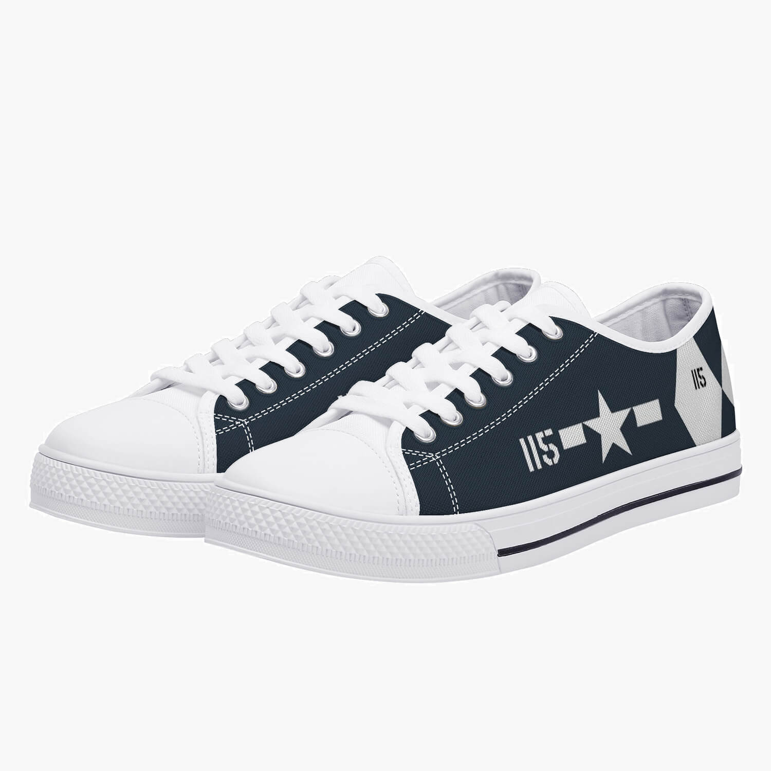 F6F "Death n' Destruction" Low Top Canvas Shoes - I Love a Hangar