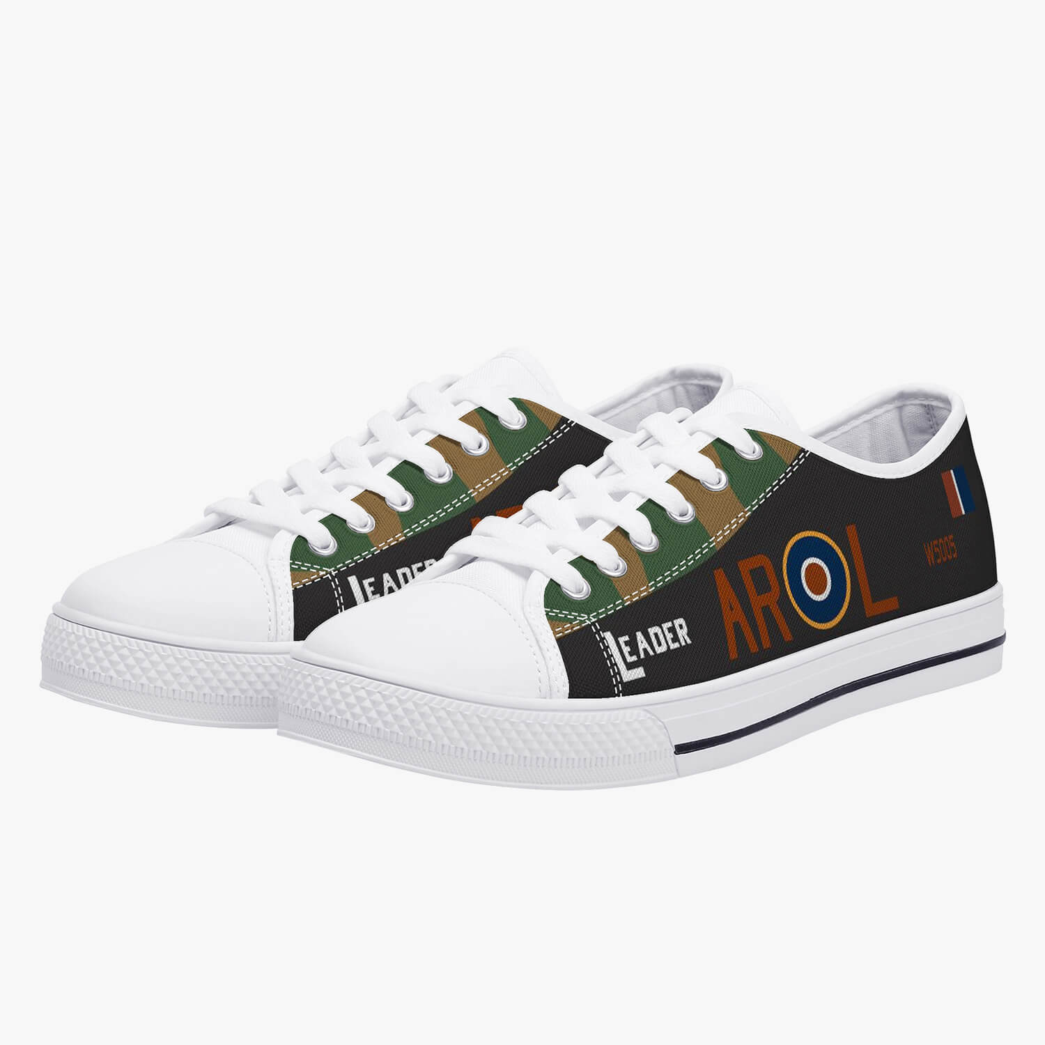 Lancaster "L for Leader" Low Top Canvas Shoes - I Love a Hangar