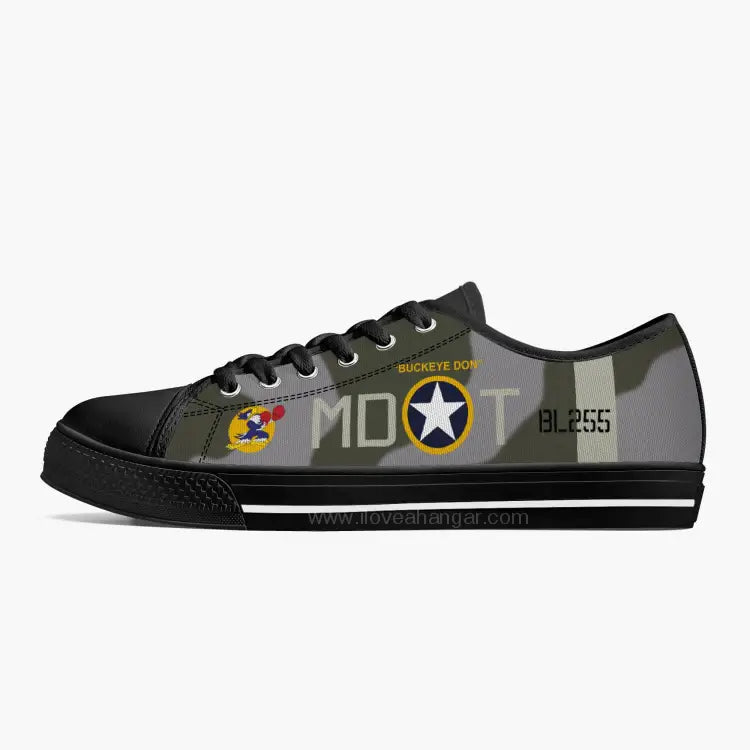 Spitfire "Buckeye Don" Low Top Canvas Shoes - I Love a Hangar
