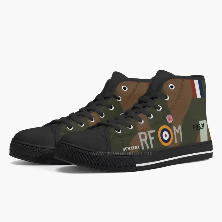 Spitfire "RF-M" High Top Canvas Shoes - I Love a Hangar