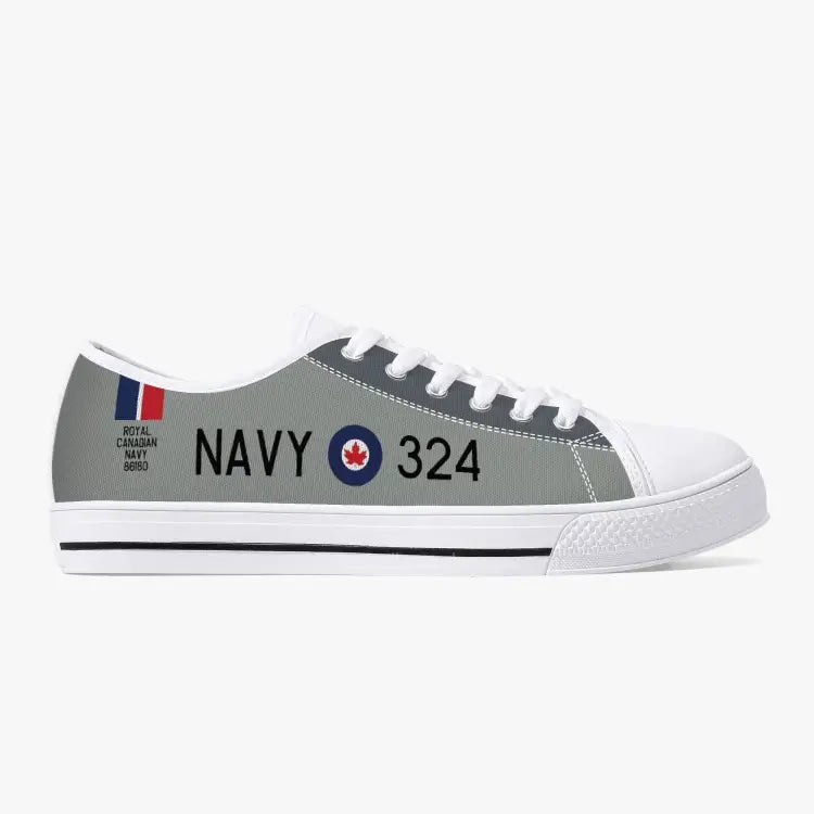 TBM-3 "Navy-324" Low Top Canvas Shoes - I Love a Hangar