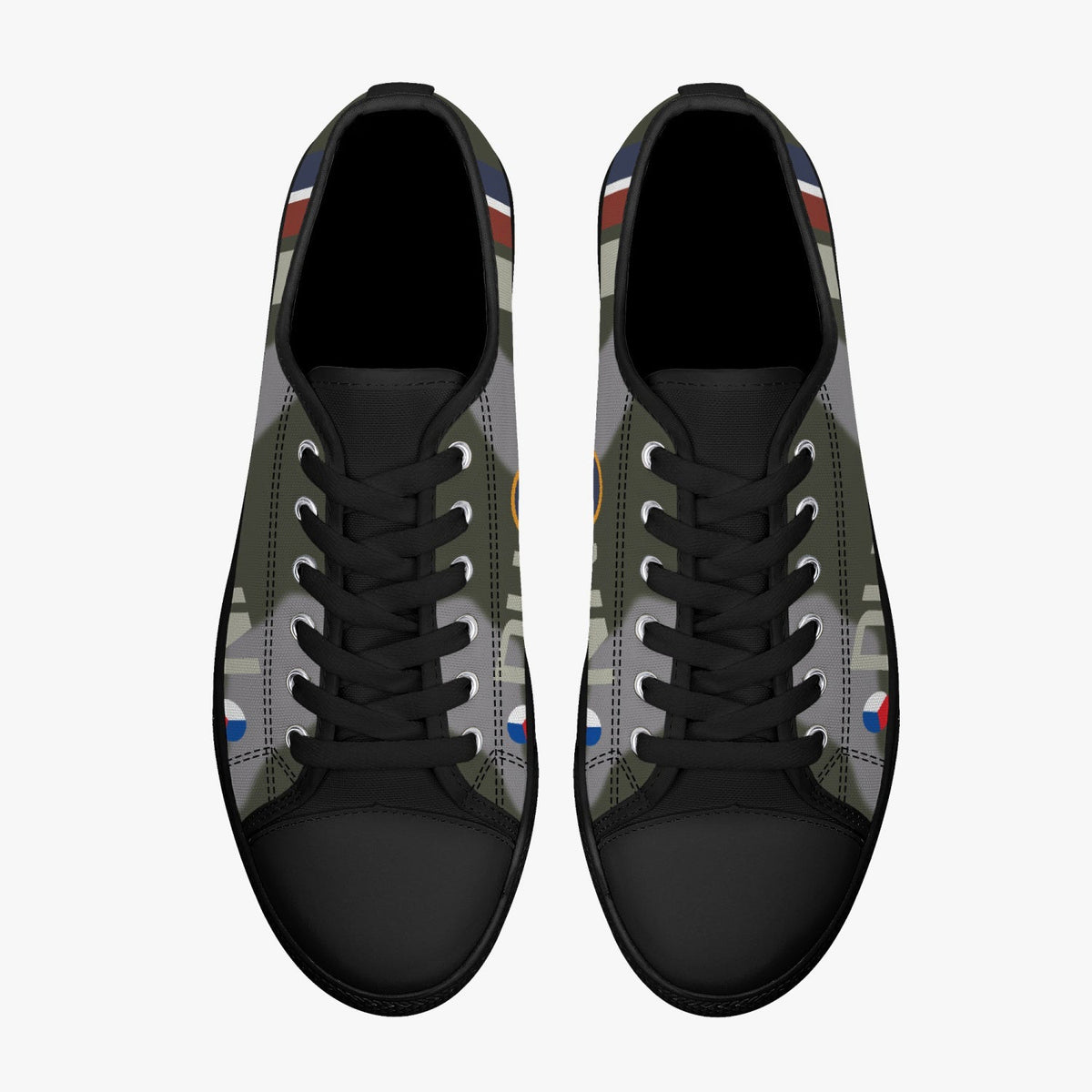 Spitfire AR501 Low Top Canvas Shoes - I Love a Hangar