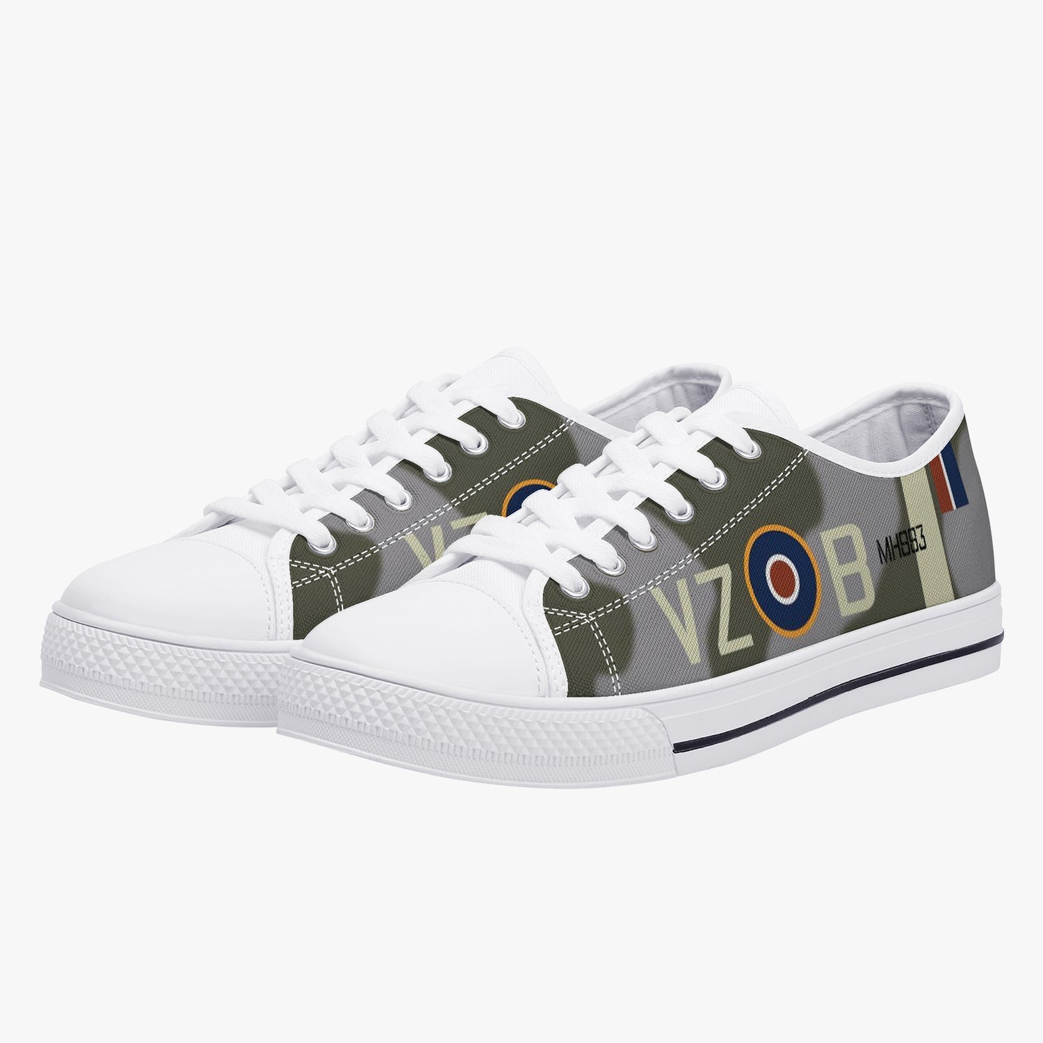 Spitfire "VZ-B" Low Top Canvas Shoes - I Love a Hangar