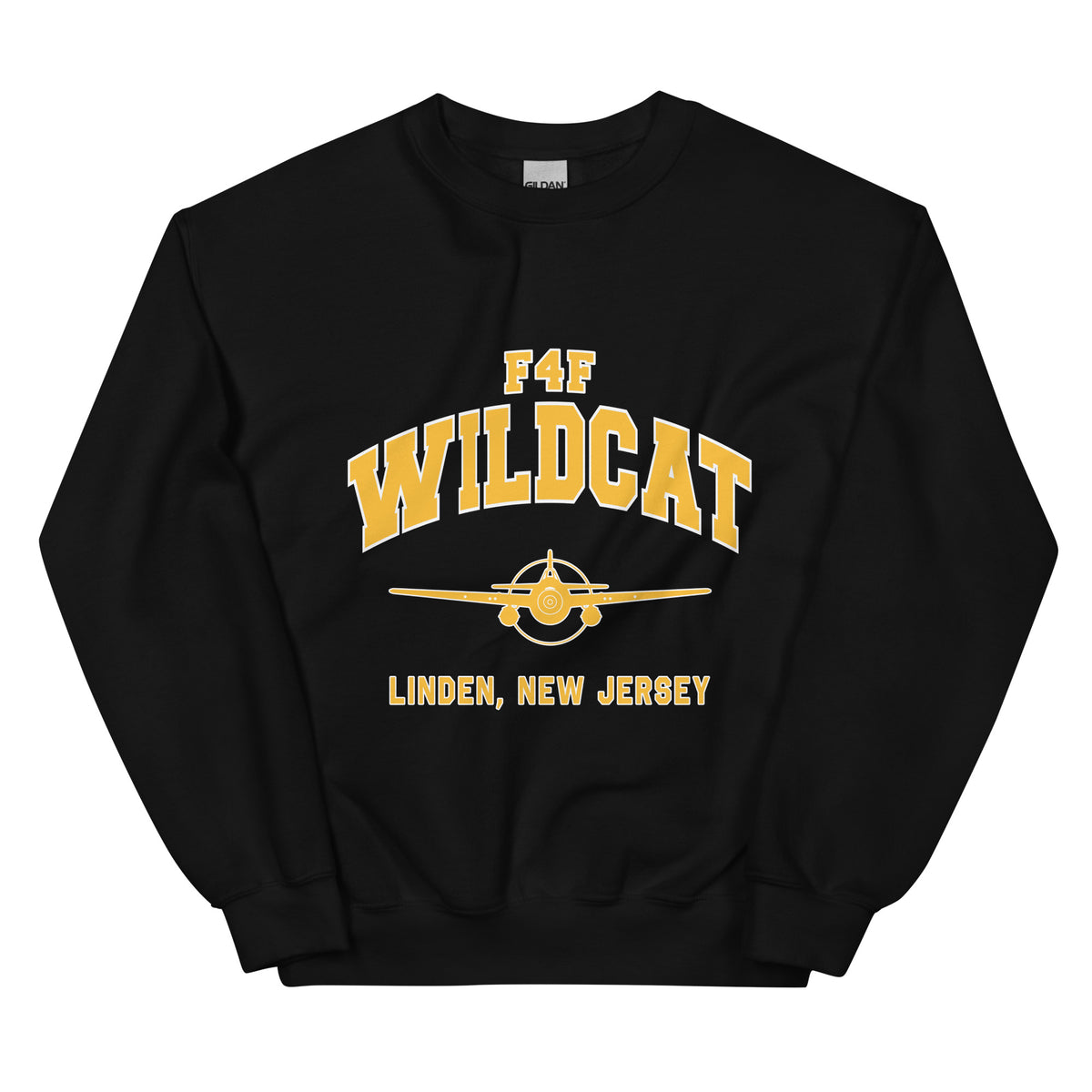 F4F Wildcat College Style Unisex Sweatshirt - I Love a Hangar