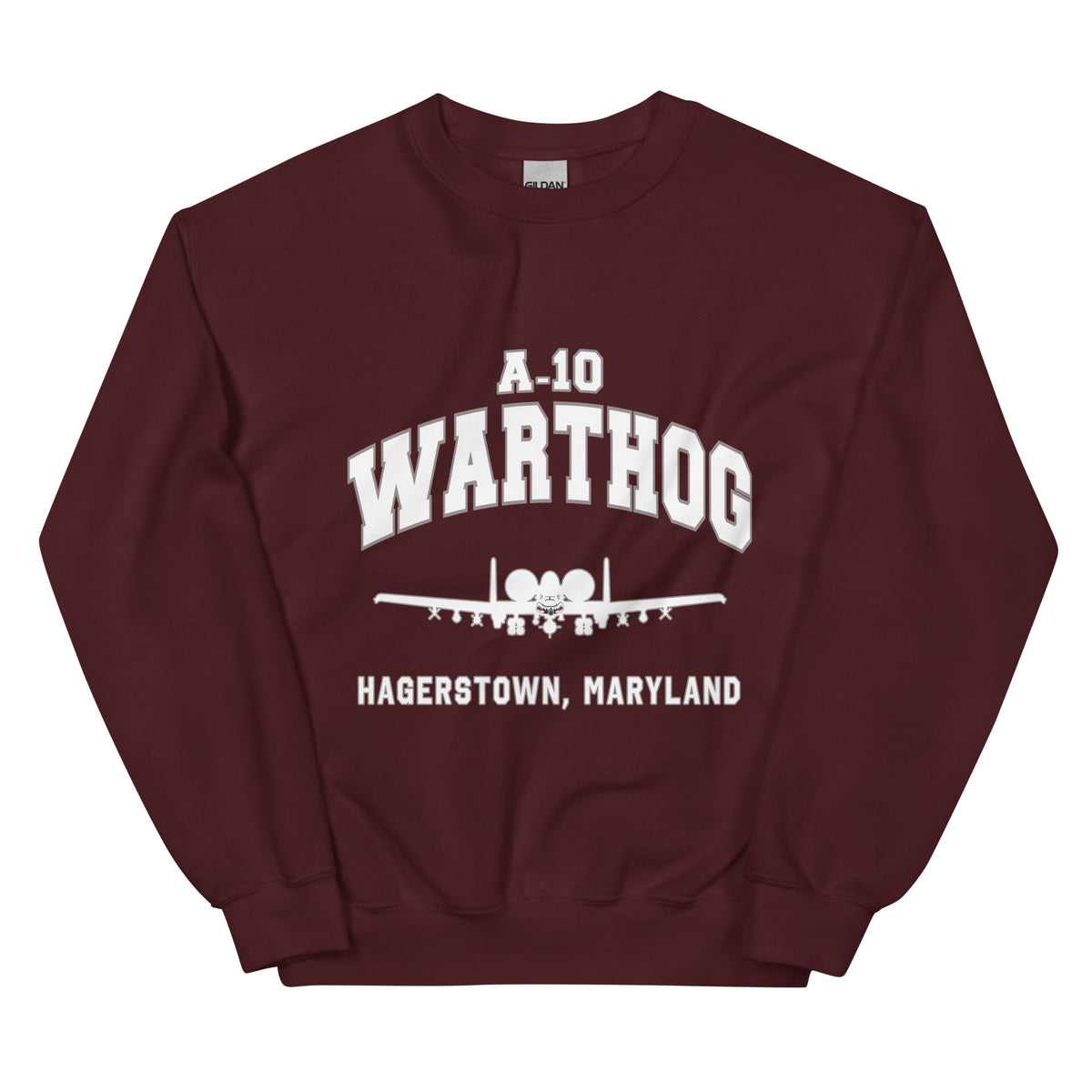 A-10 Warthog College Style Unisex Sweatshirt - I Love a Hangar