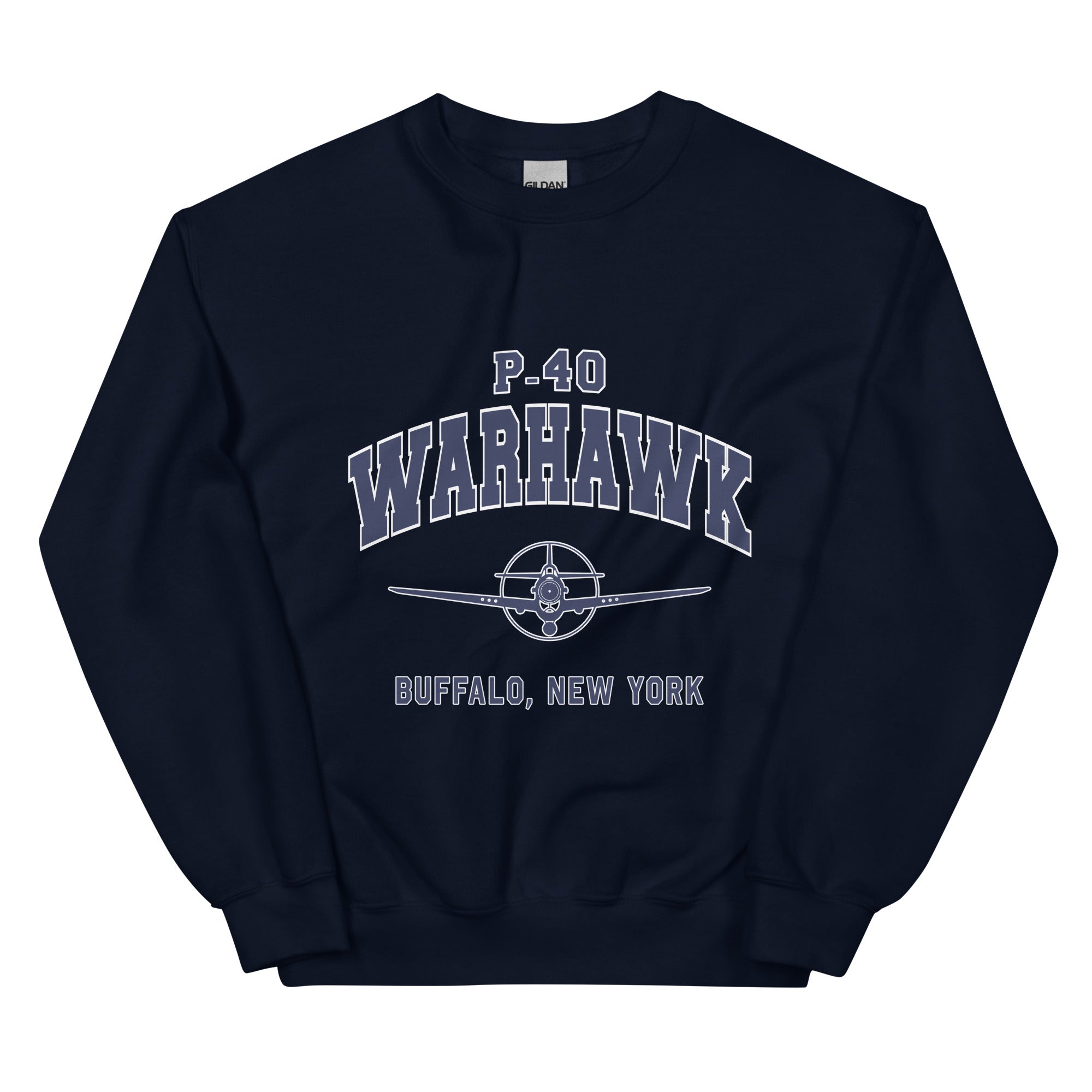 P-40 Warhawk College Style Unisex Sweatshirt