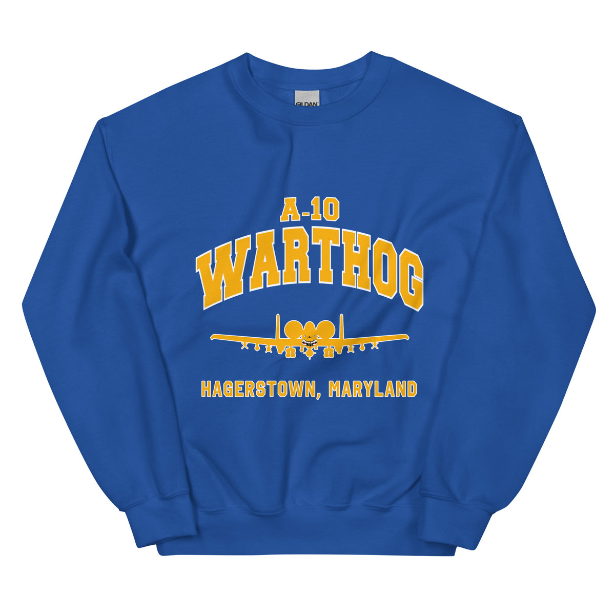 A-10 Warthog College Style Unisex Sweatshirt - I Love a Hangar