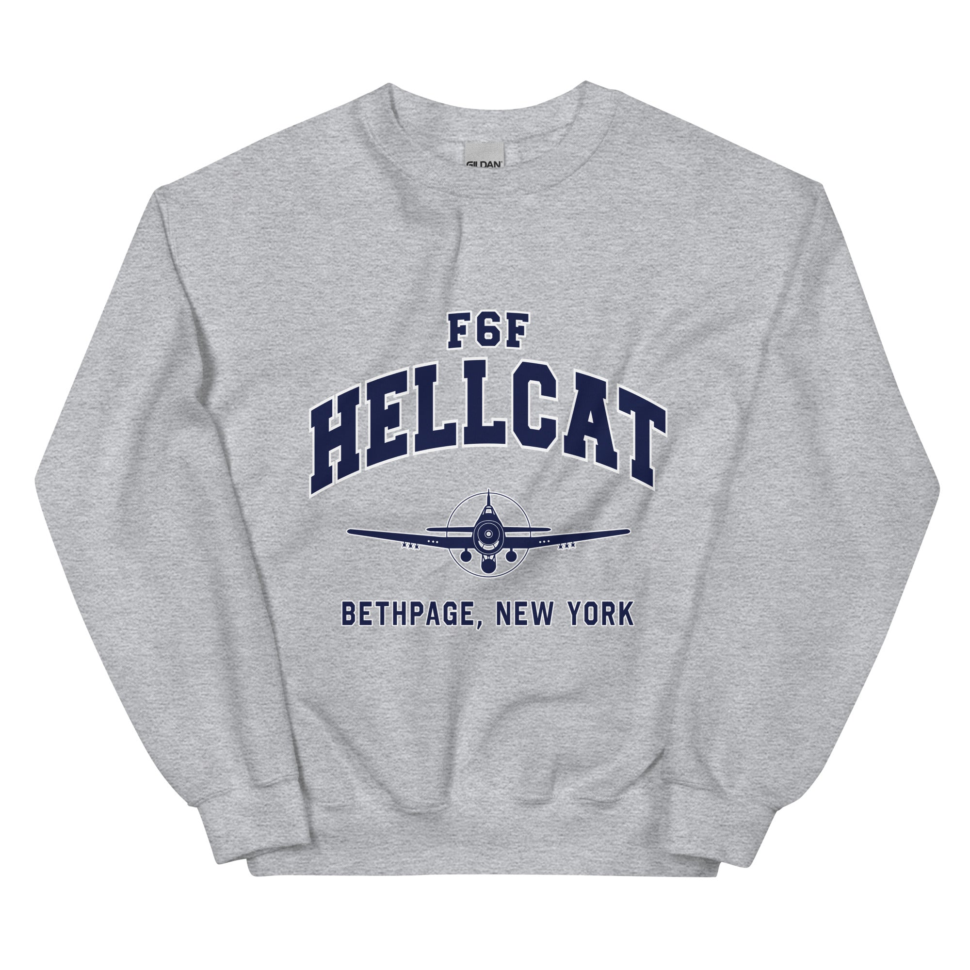 F6F Hellcat College Style Unisex Sweatshirt