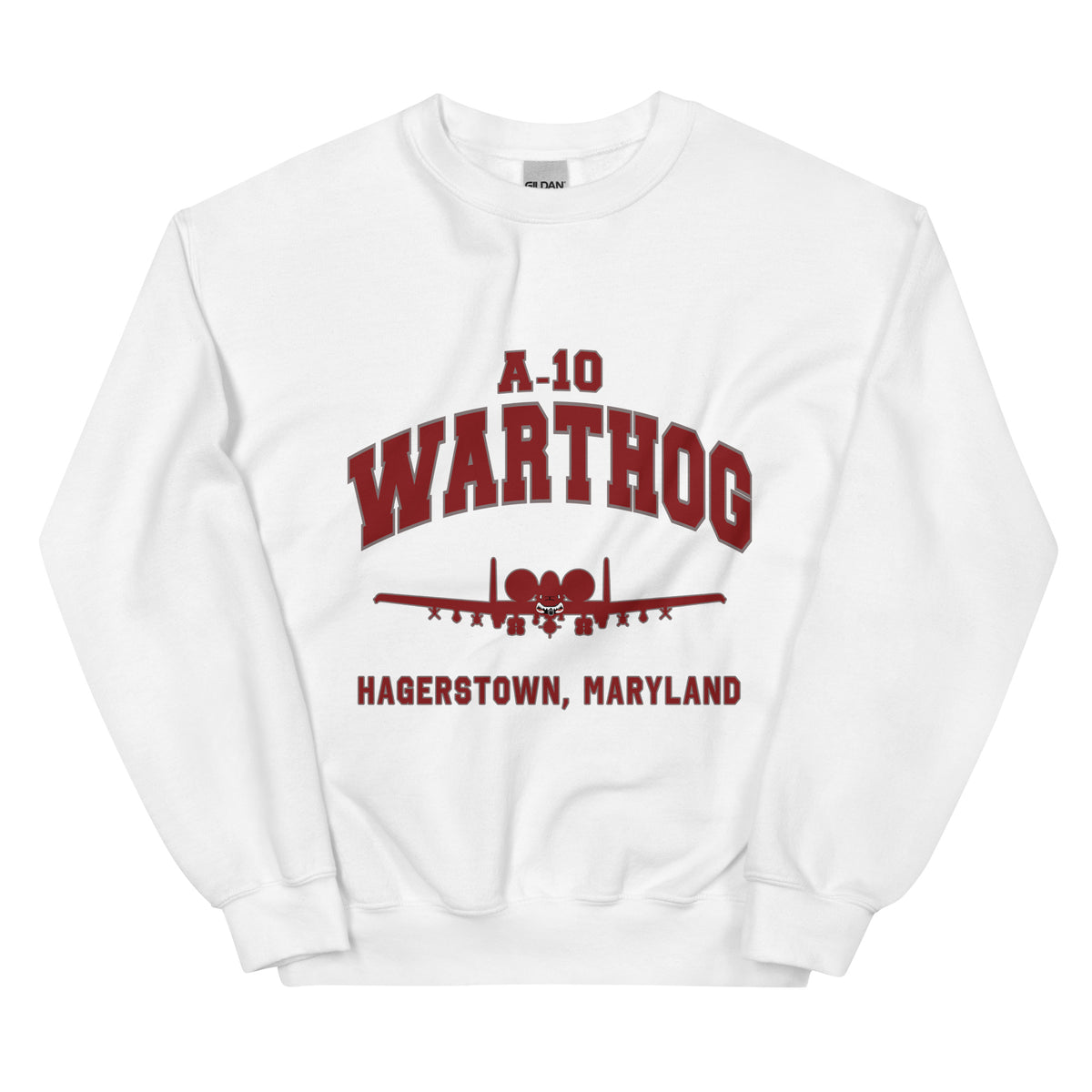 A-10 Warthog College Style Unisex Sweatshirt - I Love a Hangar