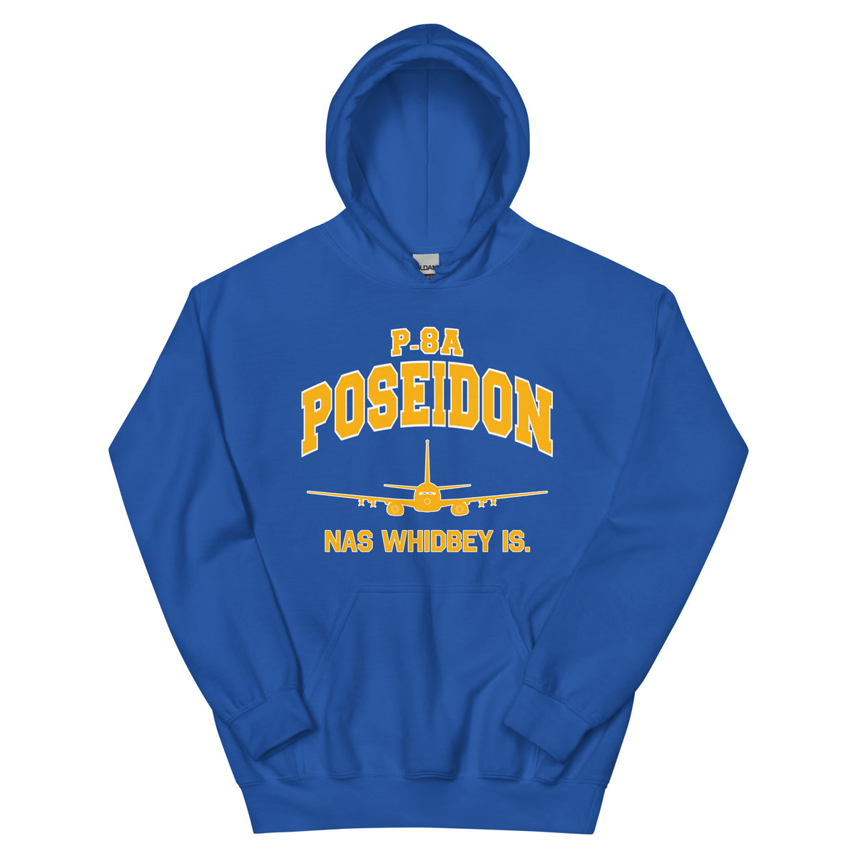 P-8A Poseidon "NAS Whidbey Is." College Style Unisex Hoodie - I Love a Hangar