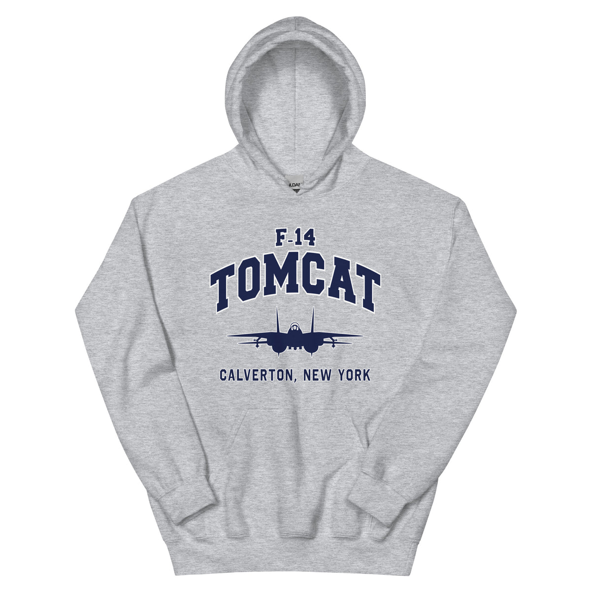 F-14 Tomcat College Style Unisex Hoodie - I Love a Hangar