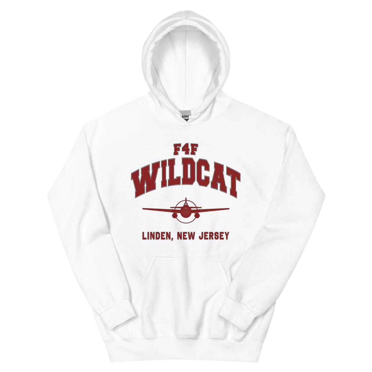 F4f Wildcat College Style Unisex Hoodie - I Love a Hangar