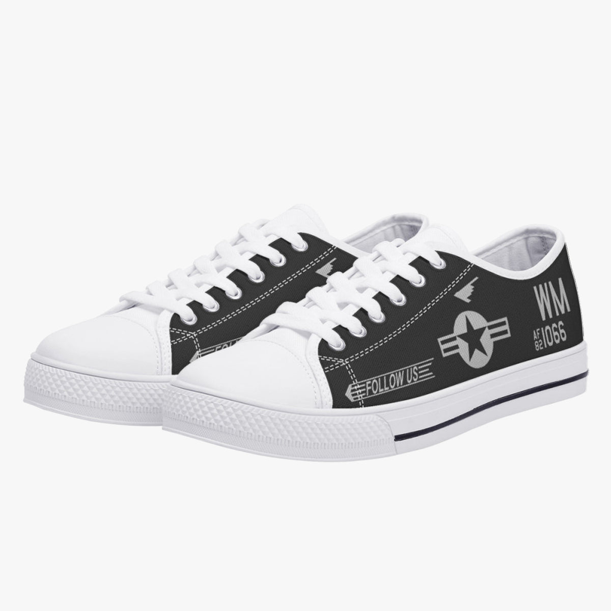 B-2 "Spirit" Low Top Canvas Shoes - I Love a Hangar