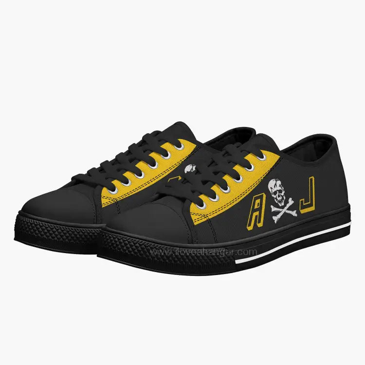 VF-84 "Jolly Rogers" Low Top Canvas Shoes - I Love a Hangar
