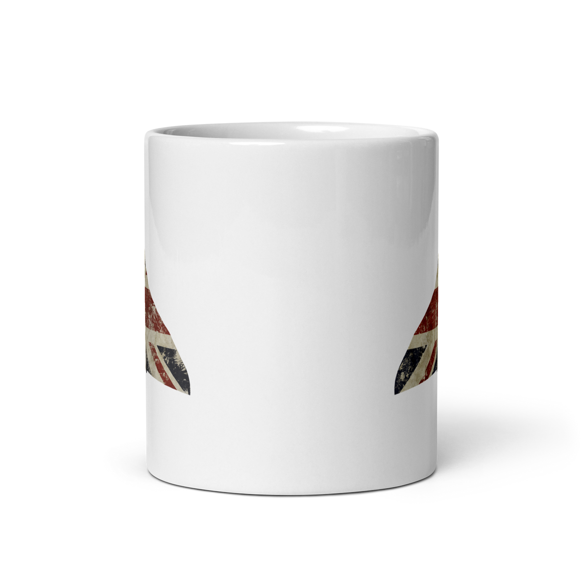 Vulcan Union Jack White Mug
