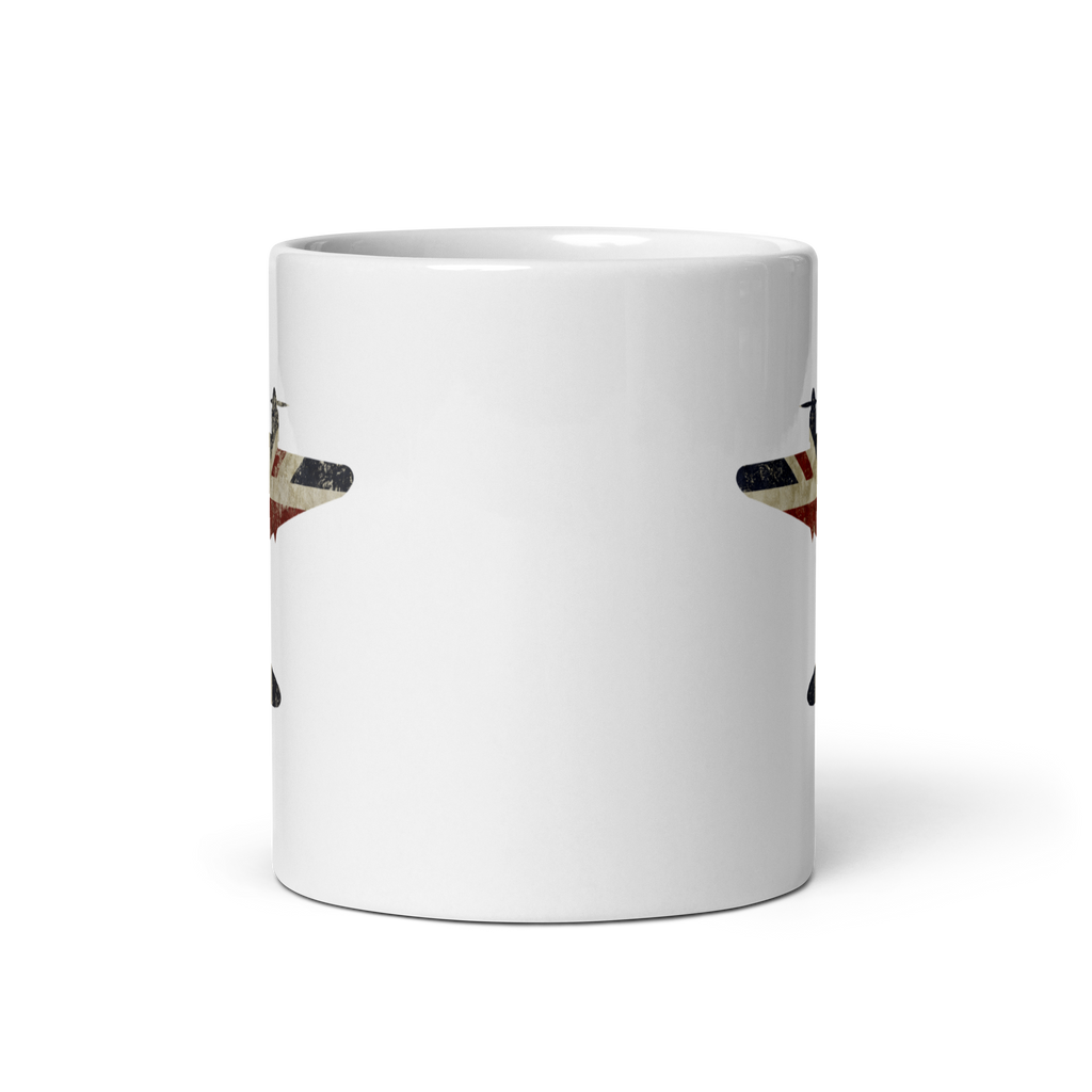 Mosquito Union Jack White Mug