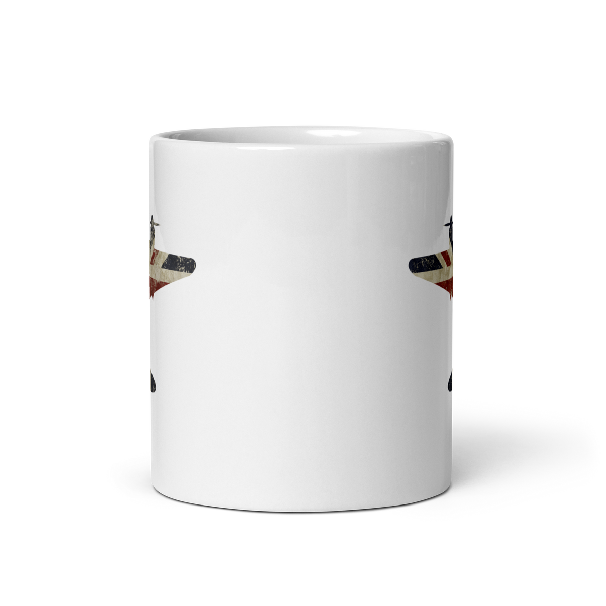 Mosquito Union Jack White Mug