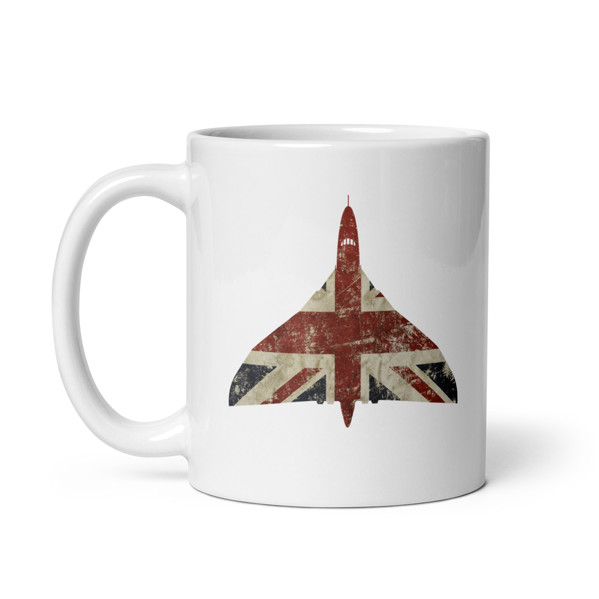 Vulcan Union Jack White Mug