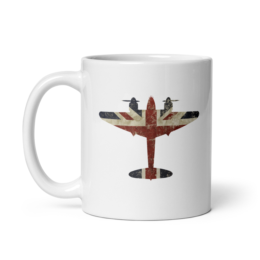 Mosquito Union Jack White Mug
