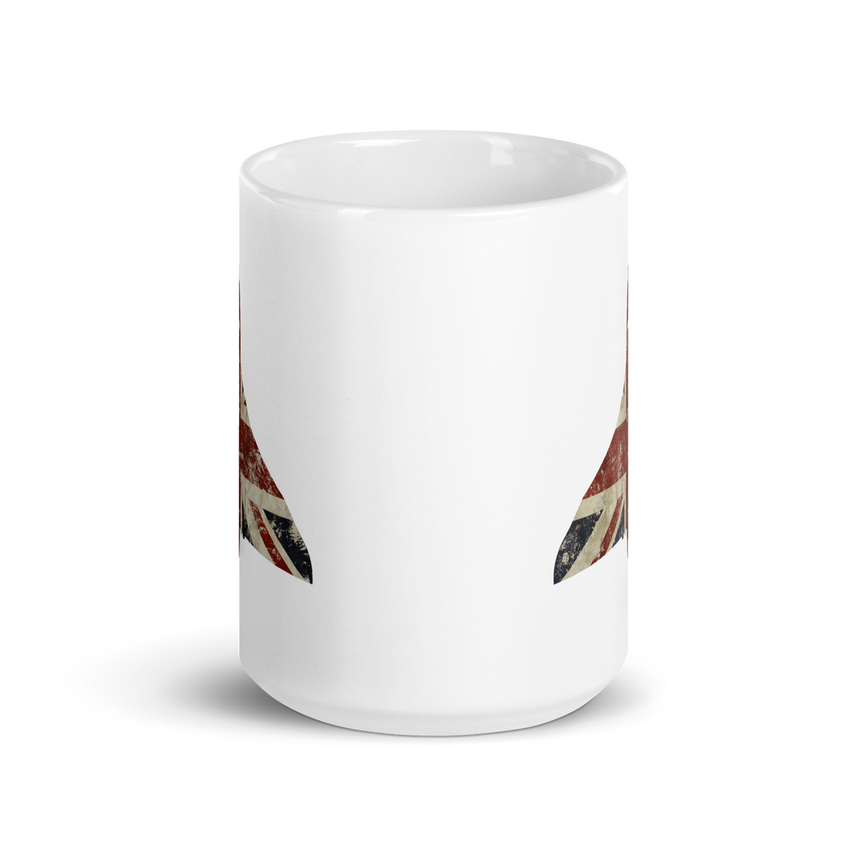 Vulcan Union Jack White Mug