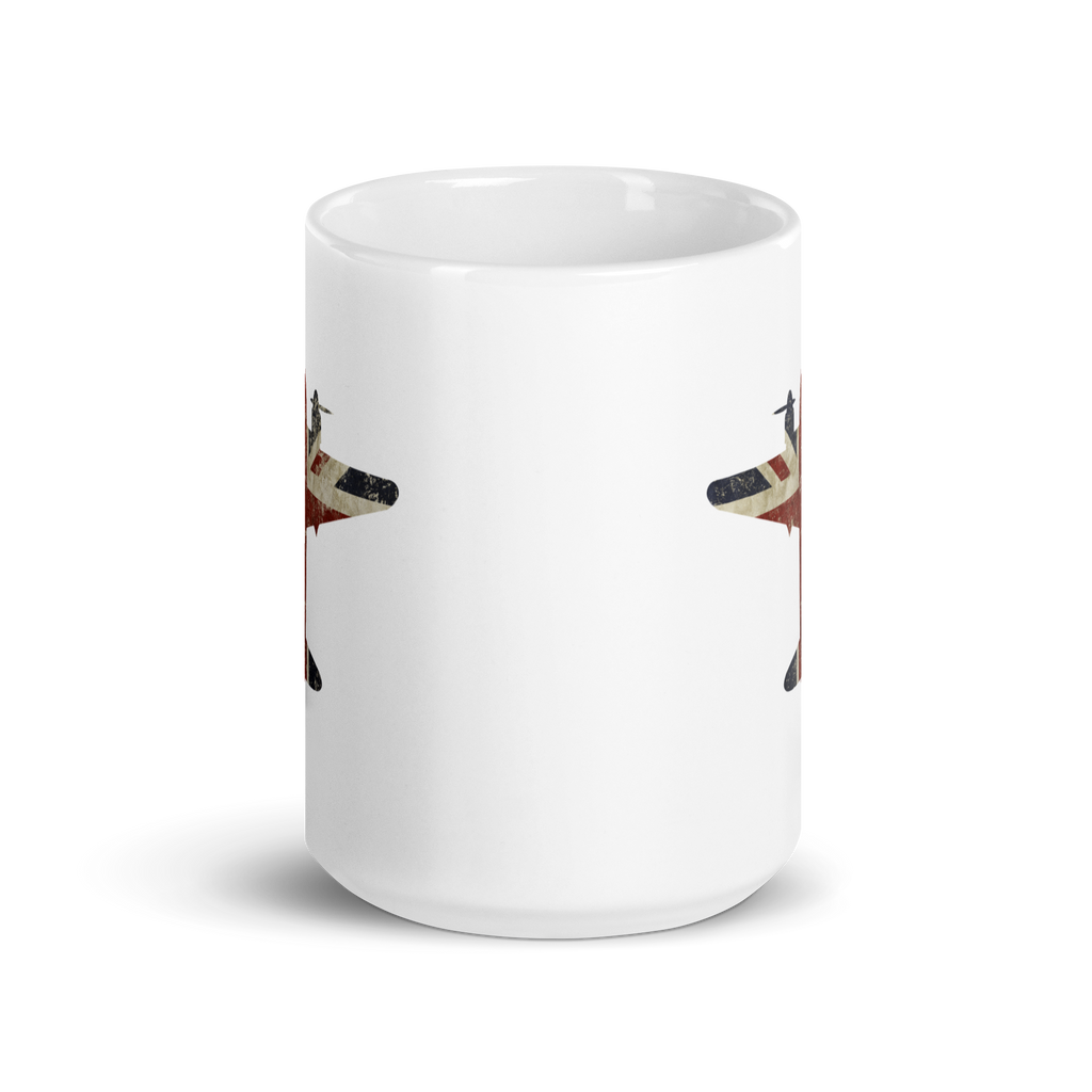 Mosquito Union Jack White Mug