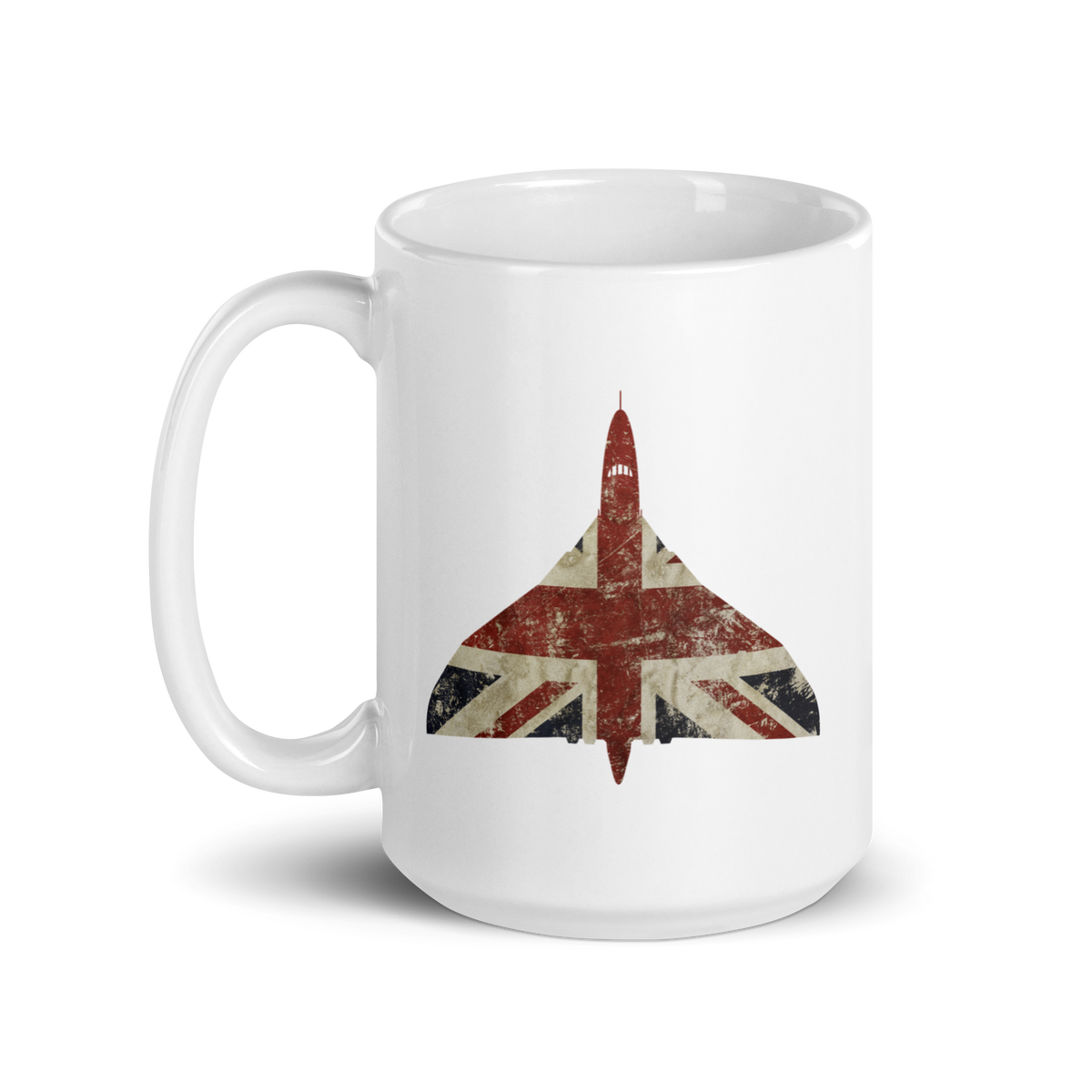 Vulcan Union Jack White Mug