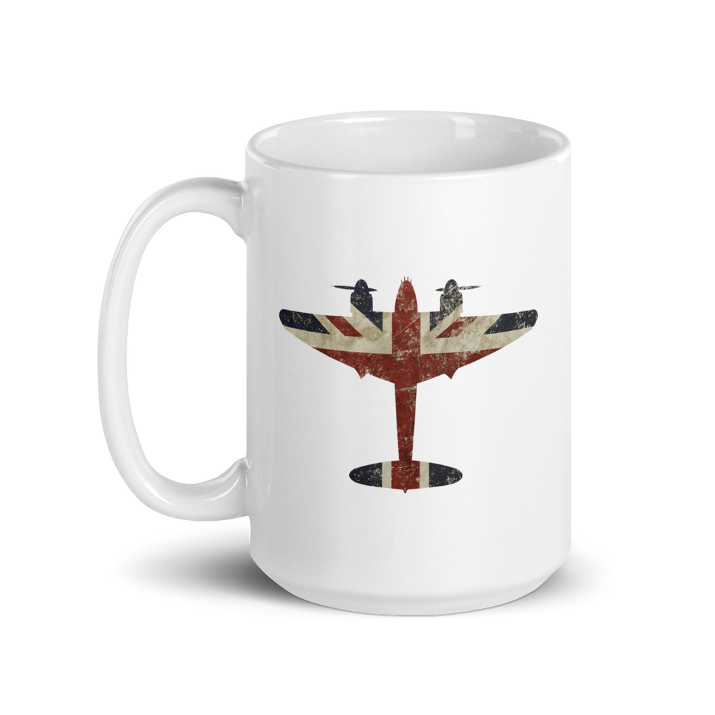 Mosquito Union Jack White Mug