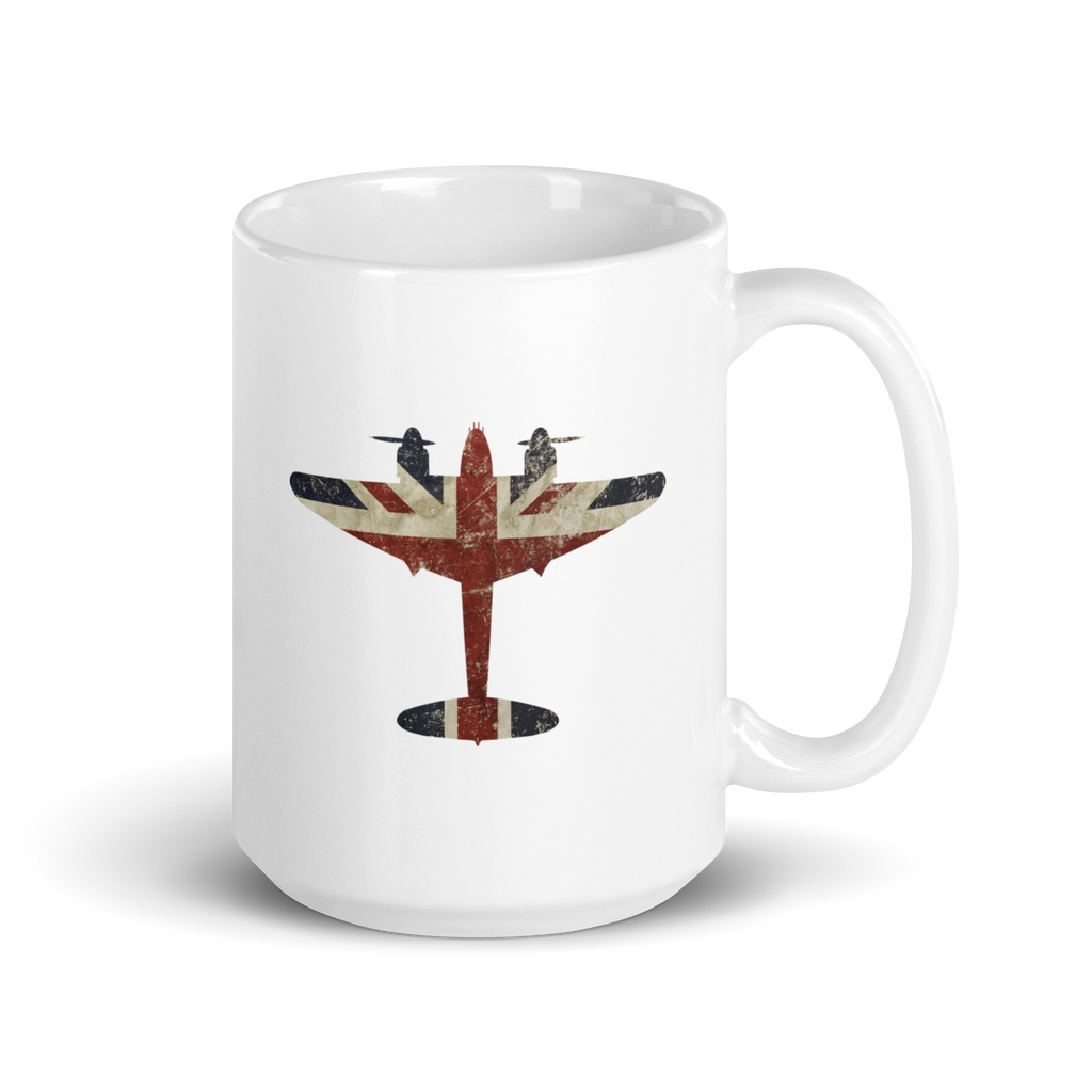 Mosquito Union Jack White Mug