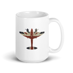 Mosquito Union Jack White Mug