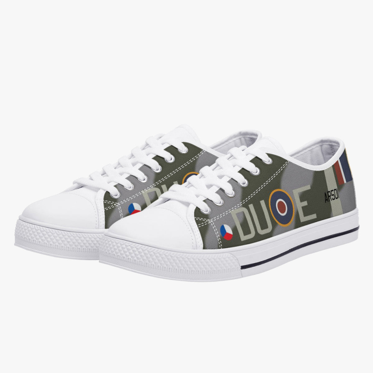 Spitfire AR501 Low Top Canvas Shoes - I Love a Hangar