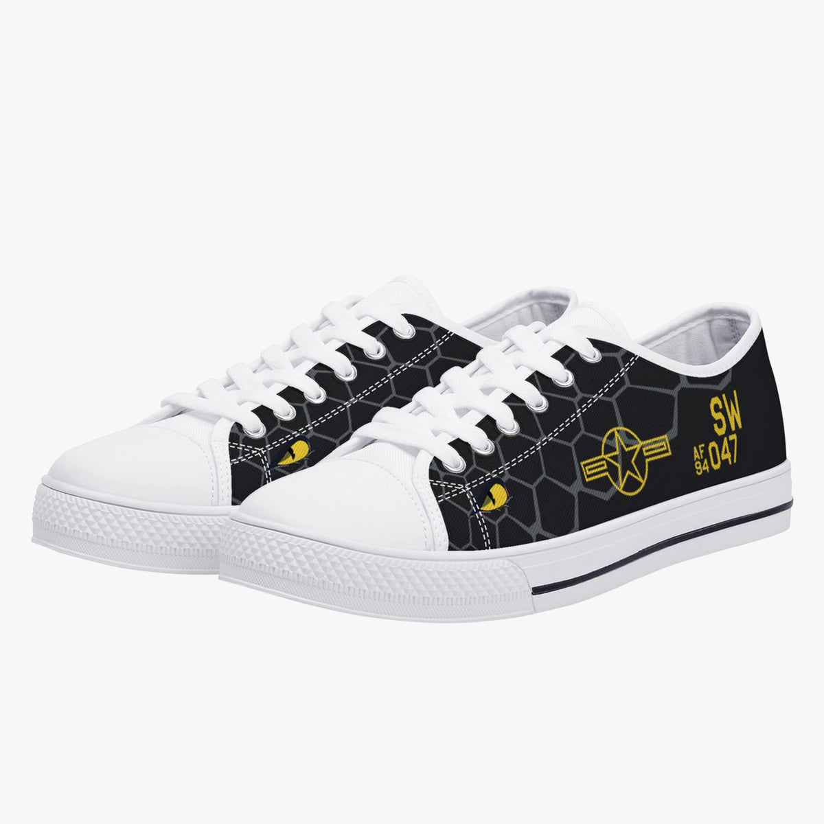 F-16 "Venom" Low Top Canvas Shoes - I Love a Hangar