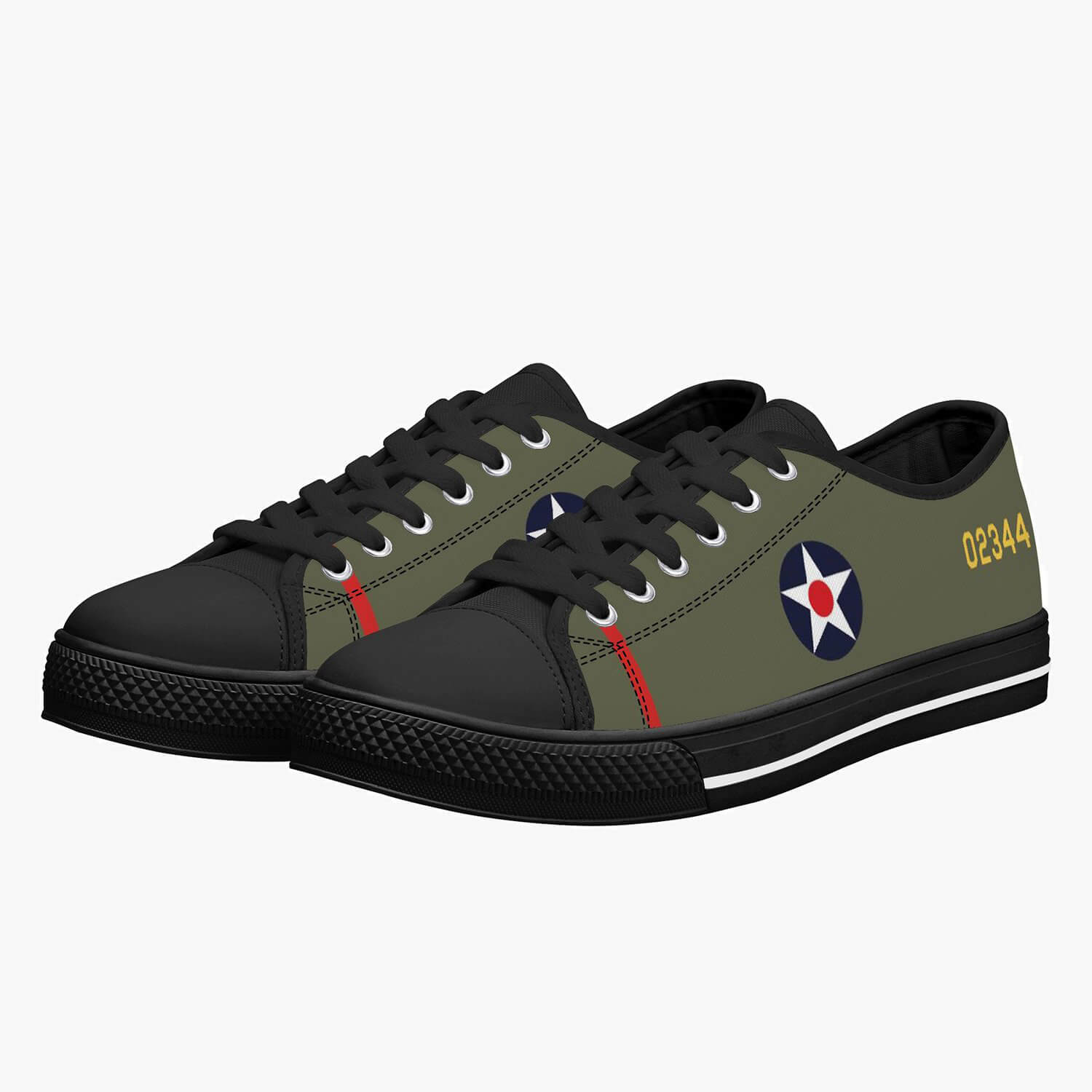 B-25 "Doolittle Raiders" Low Top Canvas Shoes - I Love a Hangar